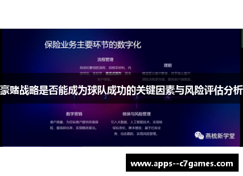 豪赌战略是否能成为球队成功的关键因素与风险评估分析